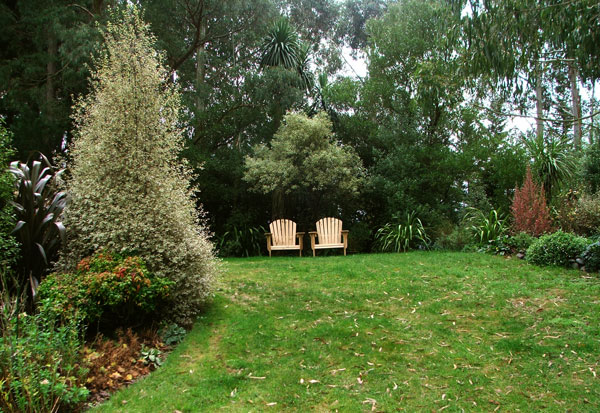  Overlooking the house gardens. 