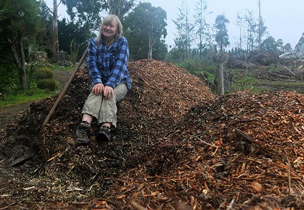  Me on the Mulch Mountain 