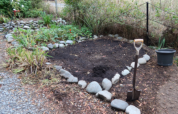  With garden mix added to the soil. 