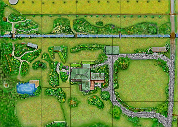  A Map of my Garden Tour. Click on a section of my garden to be taken there. 