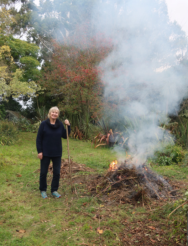  This is me in my apres-gardening clothes. 